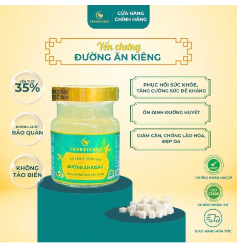 Tổ yến chưng đường ăn kiêng