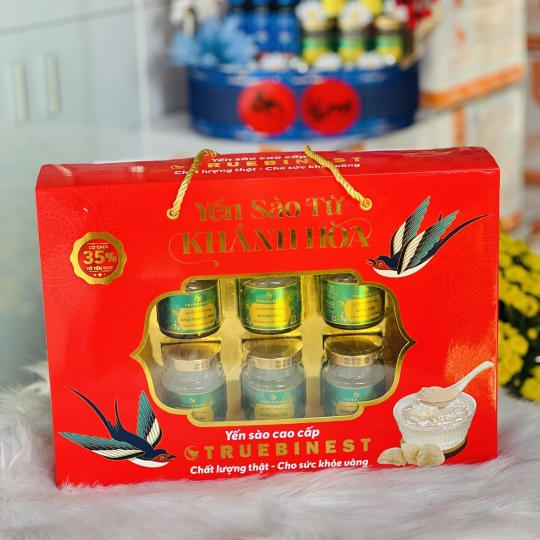 Set quà Yến chưng sẵn 6 lọ